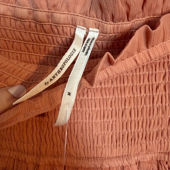 Anthropologie Smocked Sheer Maxi Skirt size M NWT - Picture 7 of 8